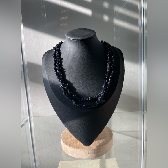 Blue Goldstone Necklace - Picture 1 of 14